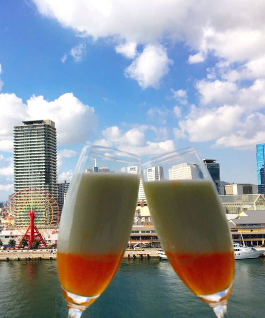 ミックスジュースで乾杯。おもてなしドリンクや祝い事の手土産ギフトとしてもご活用いただけます。